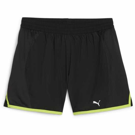 Puma Run Favorite Velocity 5 Short W Tracksuit Womens Черно/Лайм Дамски къси панталони