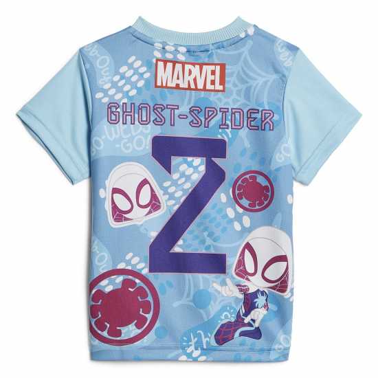 Adidas X Marvel Ghost Spider Summer Set Babies  Бебешки дрехи