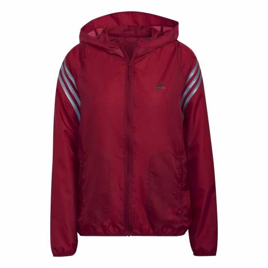 Adidas Run Icons 3-Stripes Hooded Running Windbreaker Womens  Дамски грейки