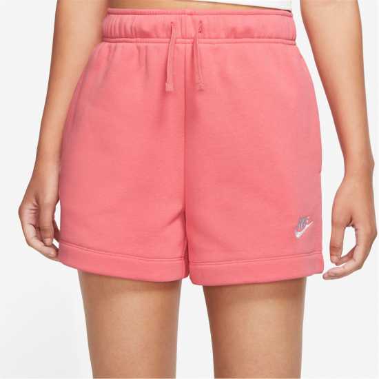 Nike Дамски Шорти Sportswear Essential French Terry Shorts Womens Морско Корал Дамски къси панталони