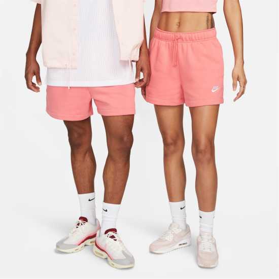 Nike Дамски Шорти Sportswear Essential French Terry Shorts Womens Морско Корал Дамски къси панталони