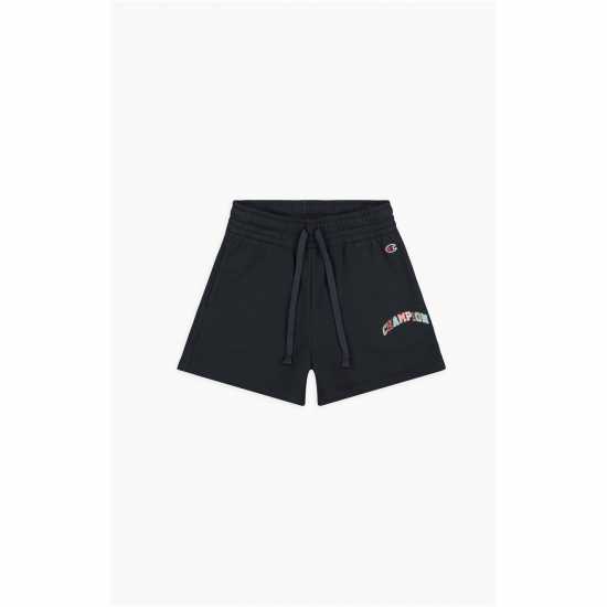 Champion High Waisted Shorts Черно Дамски къси панталони