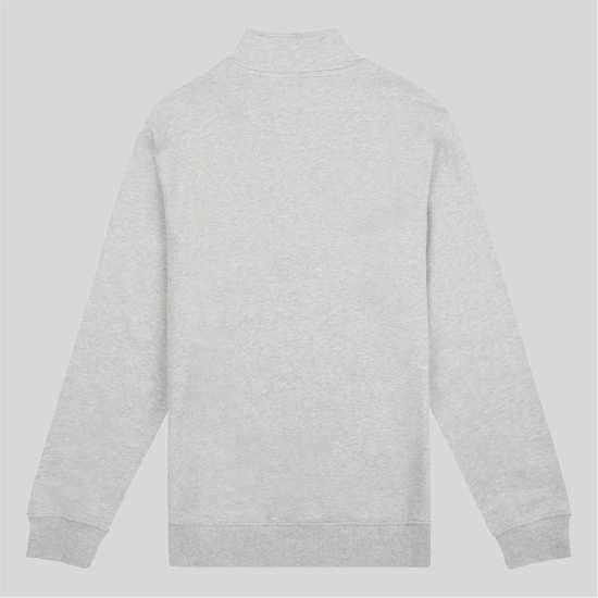 Us Polo Assn Dhm Quarter Zip Sn00 Сив марл Мъжки полар