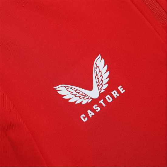 Castore Quarter Zip Jn99 Червено Детски полар