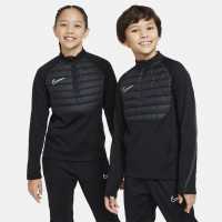 Nike Therma-FIT Academy Big Kids' Soccer Drill Top Черно/Сиво 