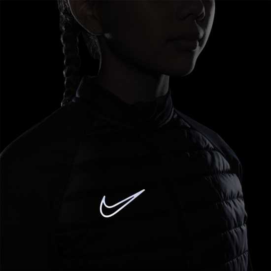 Nike Therma-FIT Academy Big Kids' Soccer Drill Top Черно/Сиво 