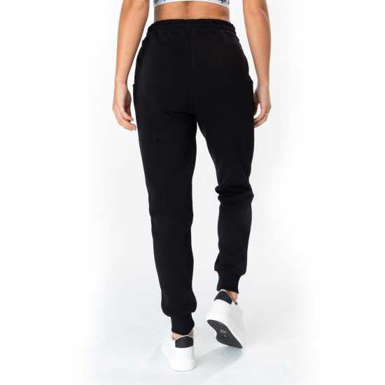 Hype Scribble Logo Women's Joggers Черно Дамски долнища на анцуг