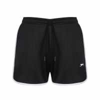 Slazenger Stripe Short Ld53 Черно Дамски къси панталони