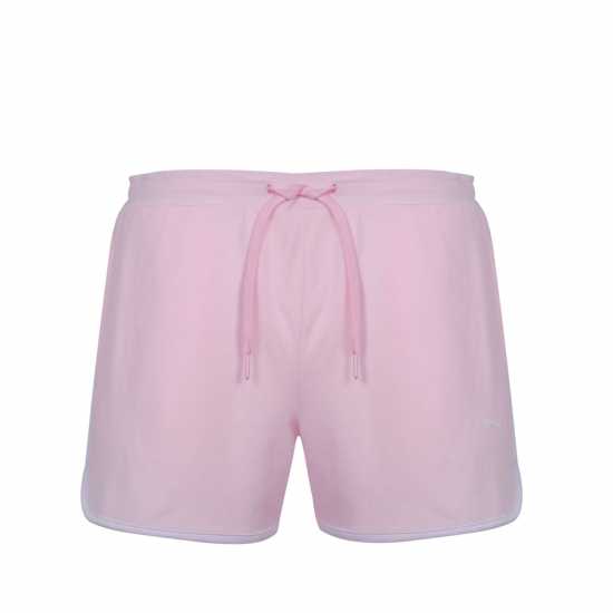 Slazenger Stripe Short Ld53 Розово Дамски къси панталони