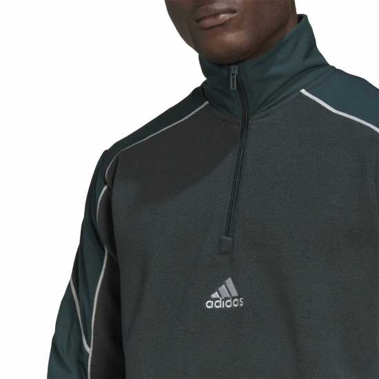 Adidas Essentials Reflect-In-The-Dark Polar Fleece Quarte Mens  Мъжки полар