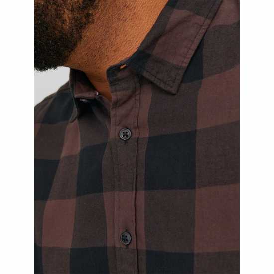 Jack And Jones Мъжка Риза Gingham Twill Checkered Shirt Mens Plus Size  Mens Big and Tall