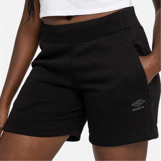 Umbro Pro Flc Short Ld99 Черно Дамски къси панталони