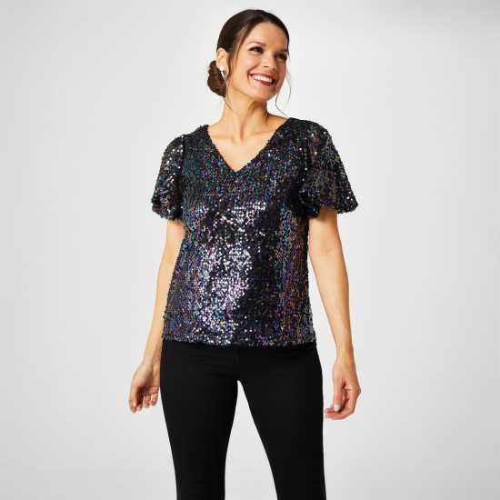 Biba Sequin Top Многоцветно 