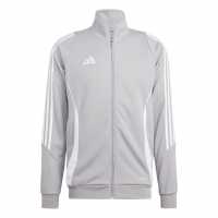 Adidas Мъжко Спортно Горнище Tiro 24 Training Track Top Mens средно сиво/бяло Футболни екипи за бягане