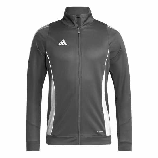 Adidas Мъжко Спортно Горнище Tiro 24 Training Track Top Mens средно сиво/бяло Футболни екипи за бягане