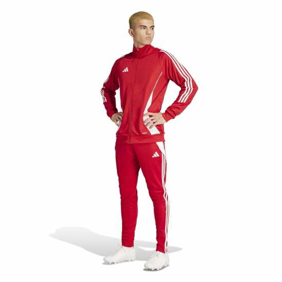 Adidas Мъжко Спортно Горнище Tiro 24 Training Track Top Mens Отбор Сила Червено 