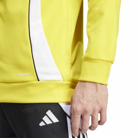 Adidas Мъжко Спортно Горнище Tiro 24 Training Track Top Mens жълто/бяло Футболни екипи за бягане