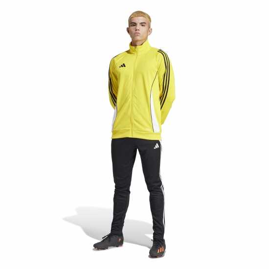 Adidas Мъжко Спортно Горнище Tiro 24 Training Track Top Mens жълто/бяло Футболни екипи за бягане