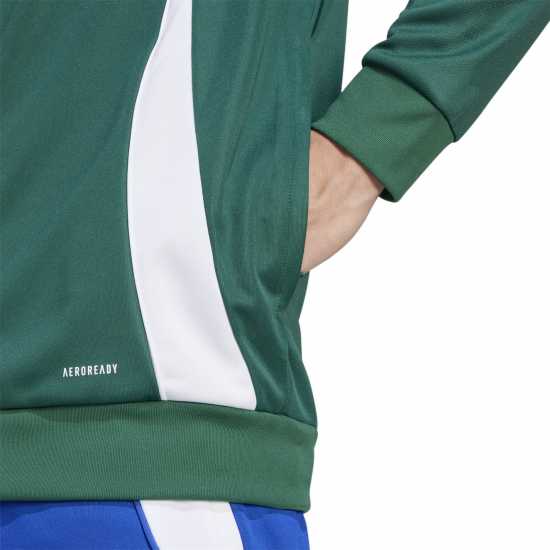 Adidas Мъжко Спортно Горнище Tiro 24 Training Track Top Mens Тъмно зелено/Бяло 