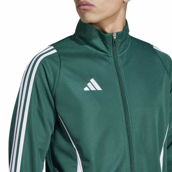 Adidas Мъжко Спортно Горнище Tiro 24 Training Track Top Mens Тъмно зелено/Бяло 