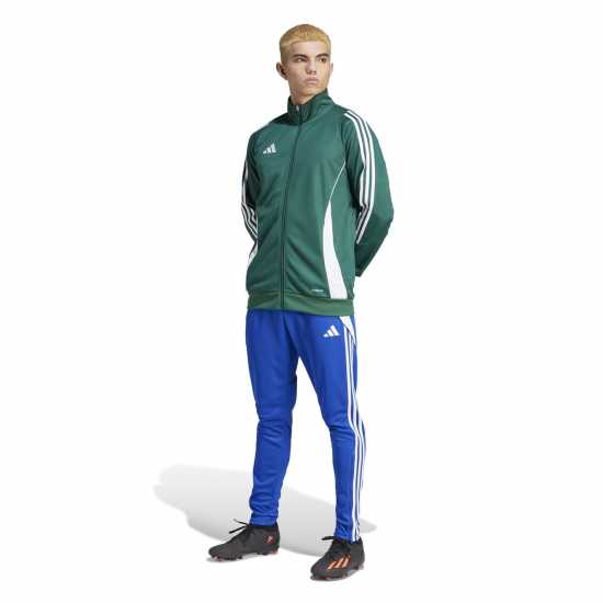 Adidas Мъжко Спортно Горнище Tiro 24 Training Track Top Mens Тъмно зелено/Бяло 