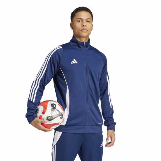 Adidas Мъжко Спортно Горнище Tiro 24 Training Track Top Mens Отбор Нави Син 