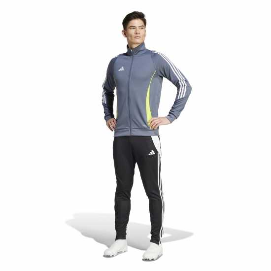 Adidas Мъжко Спортно Горнище Tiro 24 Training Track Top Mens оникс/слънчево жълто 