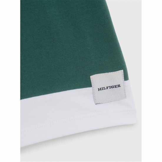 Tommy Hilfiger Colorblock Tee S/s Форст Грийн L2M 