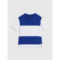 Tommy Hilfiger Colorblock Tee S/s Кобалтово синьо C9B 