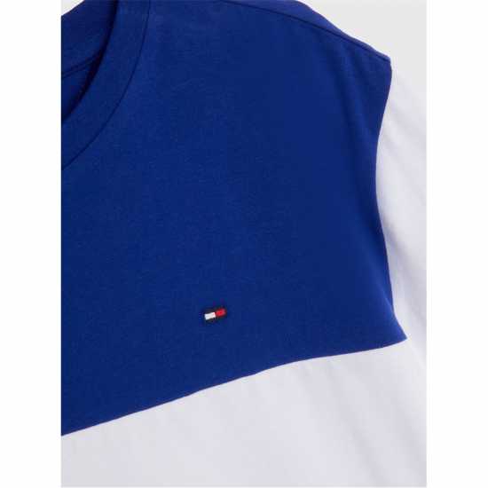 Tommy Hilfiger Colorblock Tee S/s Кобалтово синьо C9B 