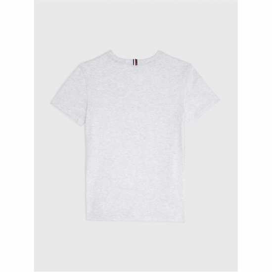 Tommy Hilfiger Logo Peached T-Shirt Juniors Светло сиво P1N 