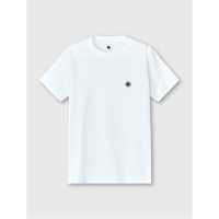 Pretty Green Тениска Pg Mitchell Tee Shirt White Tshirts under 20