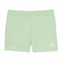 Umbro Core Women's Sweat Shorts Women's Зелено/ Бяло Дамски къси панталони