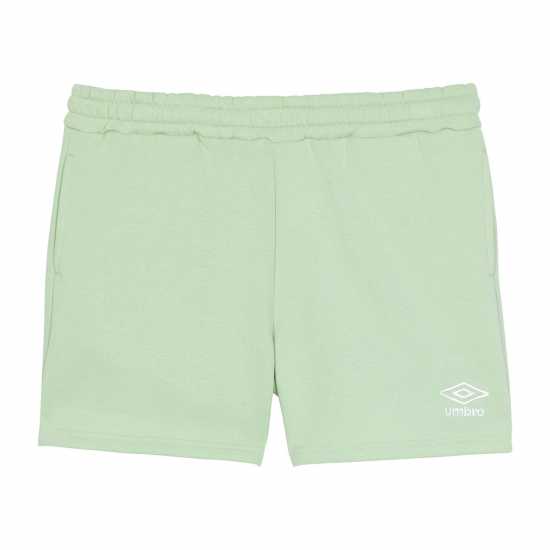 Umbro Core Women's Sweat Shorts Women's Зелено/ Бяло Дамски къси панталони