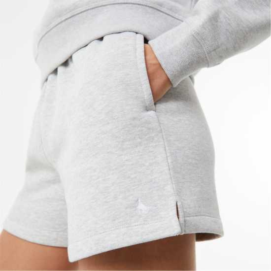 Jack Wills Astbury Boyfriend Short Сив марл Дамски къси панталони