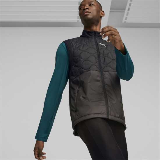 Puma Run Cloudspun Wrmlbl Padded Vest Gym Mens  Атлетика