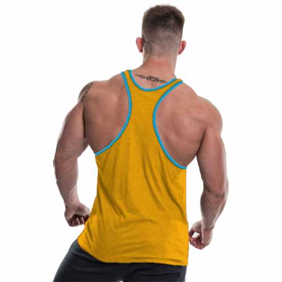 Golds Gym Joe Vest Mens Злато Атлетика