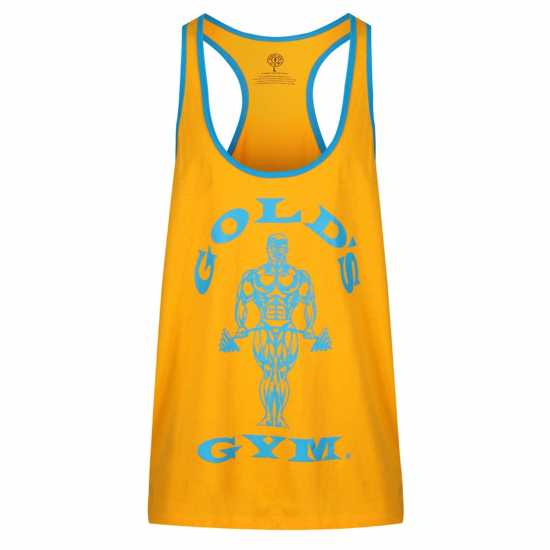 Golds Gym Joe Vest Mens Злато Атлетика