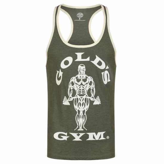 Golds Gym Joe Vest Mens Армия Атлетика