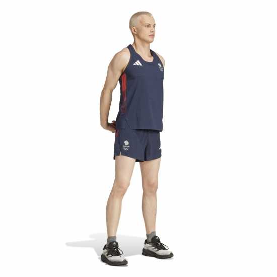 Adidas Team Gb Adizero Running Tank Top Adults  Мъжко облекло за едри хора