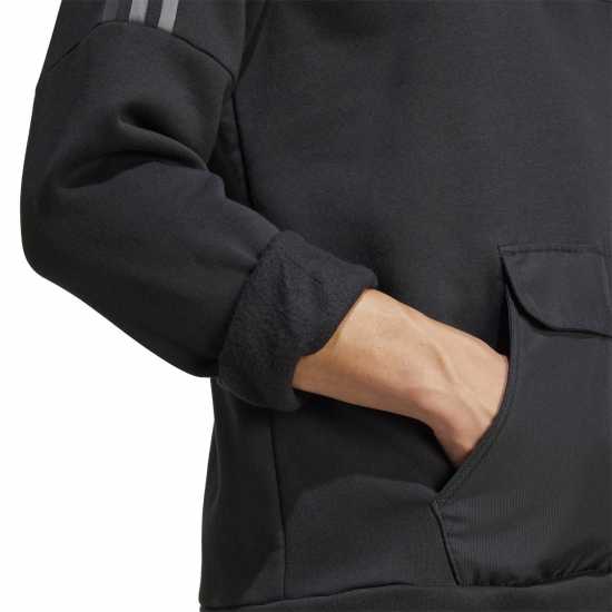 Adidas Мъжко Спортно Горнище Quarter Zip Tech Track Jacket Mens Черно 