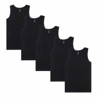 Donnay 5Pk Vest Jn41 Черно Детски потници