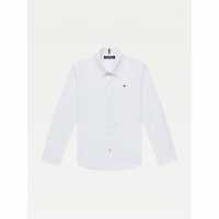 Tommy Hilfiger Solid Stretch Poplin Shirt L/s Бяло 