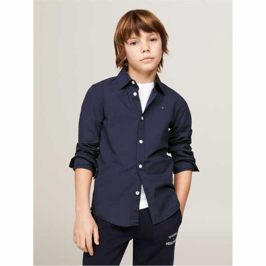 Tommy Hilfiger Solid Stretch Poplin Shirt L/s  