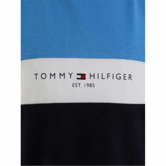 Tommy Hilfiger Colour Block Tee Juniors Сино заклинание Kids