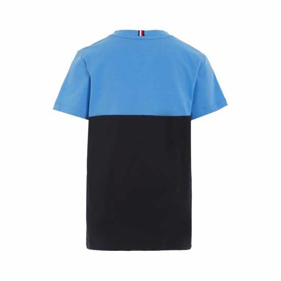 Tommy Hilfiger Colour Block Tee Juniors Сино заклинание Kids