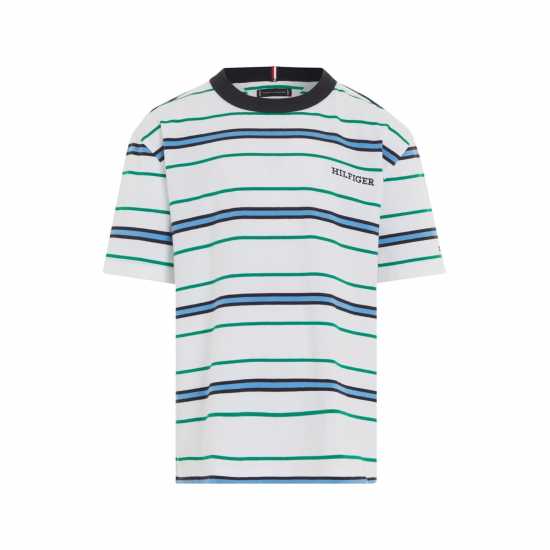 Tommy Hilfiger Mono Stripe Tee Juniors  