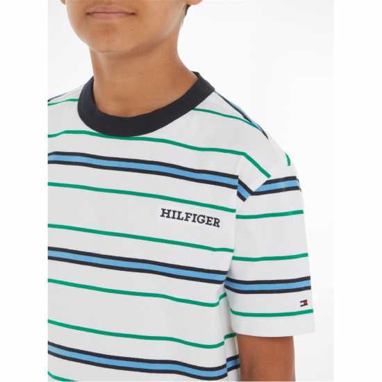 Tommy Hilfiger Mono Stripe Tee Juniors  