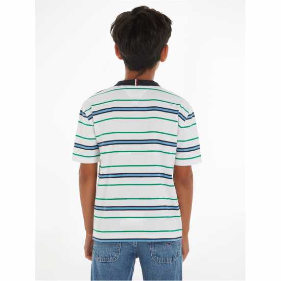 Tommy Hilfiger Mono Stripe Tee Juniors  