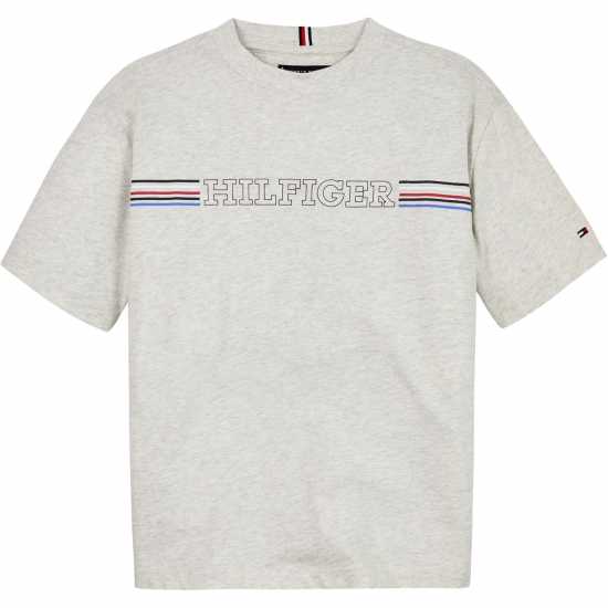 Tommy Hilfiger Tommy Stpe Chst Tee Jn42  Kids